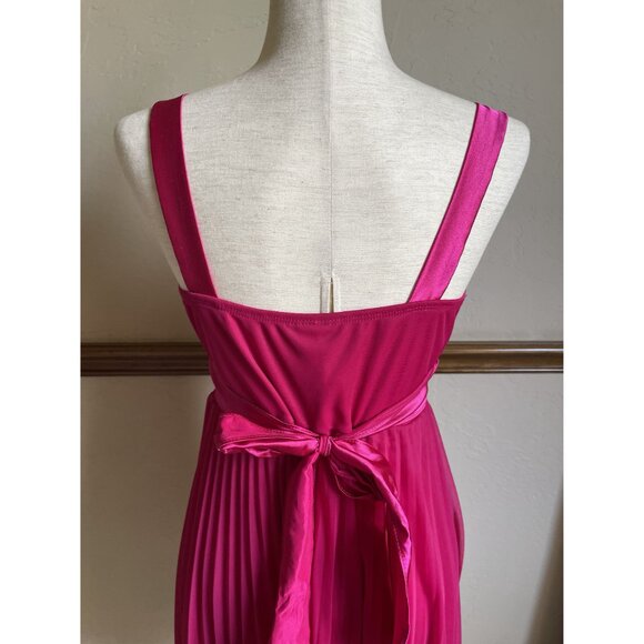 Taboo Size Large Pink Vintage Babydoll Mini Dress Barbie Satin Made in USA 90s - Picture 10 of 10